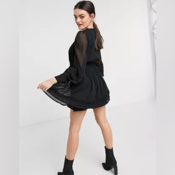 Zara Short Little Black Dress - Picture 4 of 9